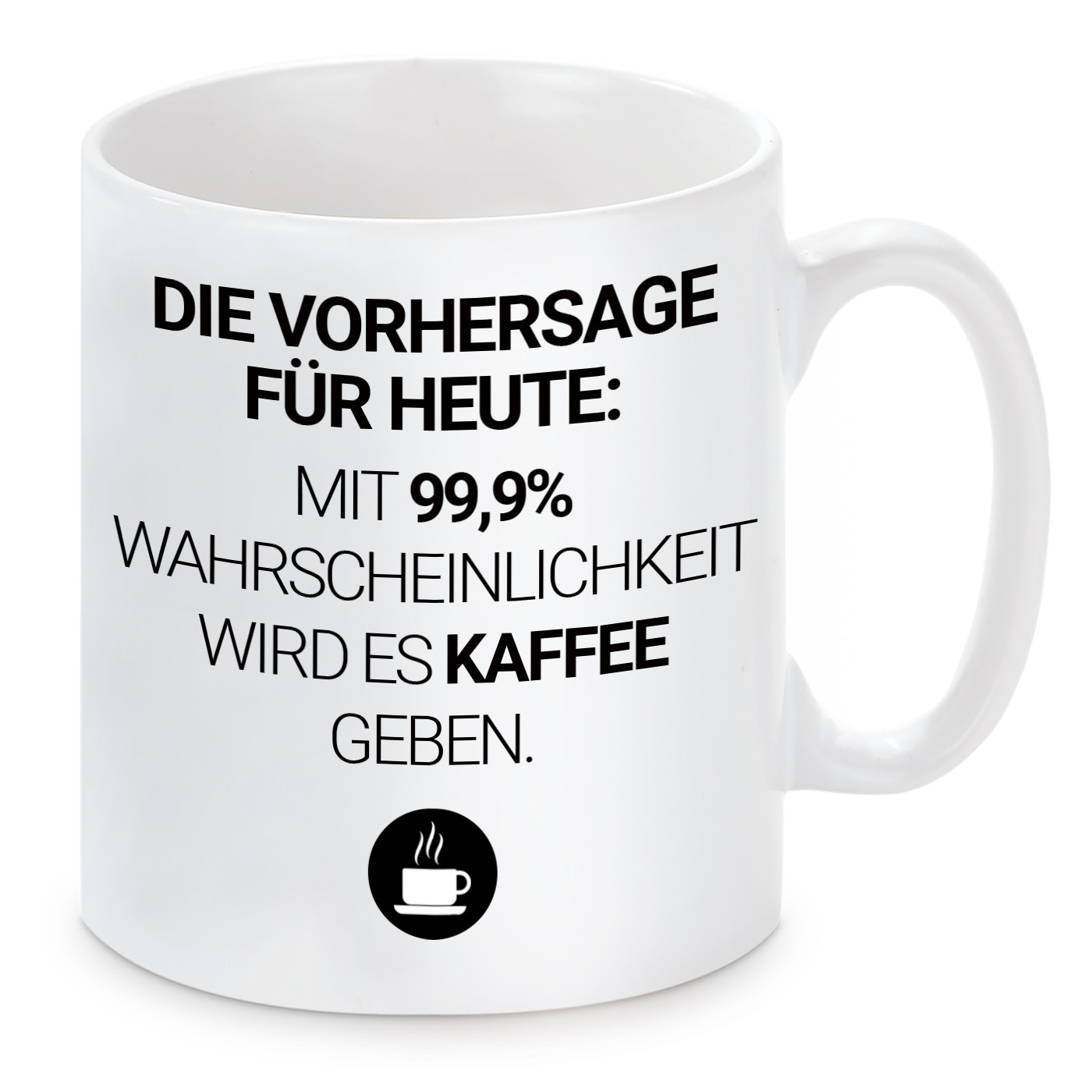 Tasse mit Motiv - Vorhersage