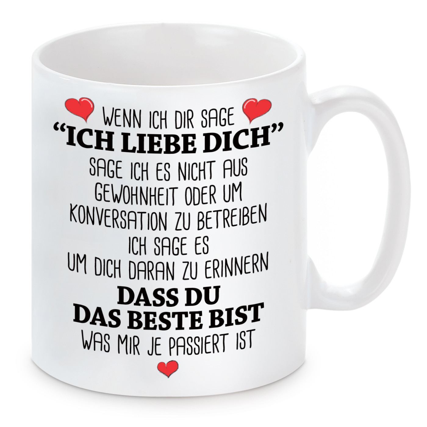 Tasse mit Motiv - Wenn ich Dir sage