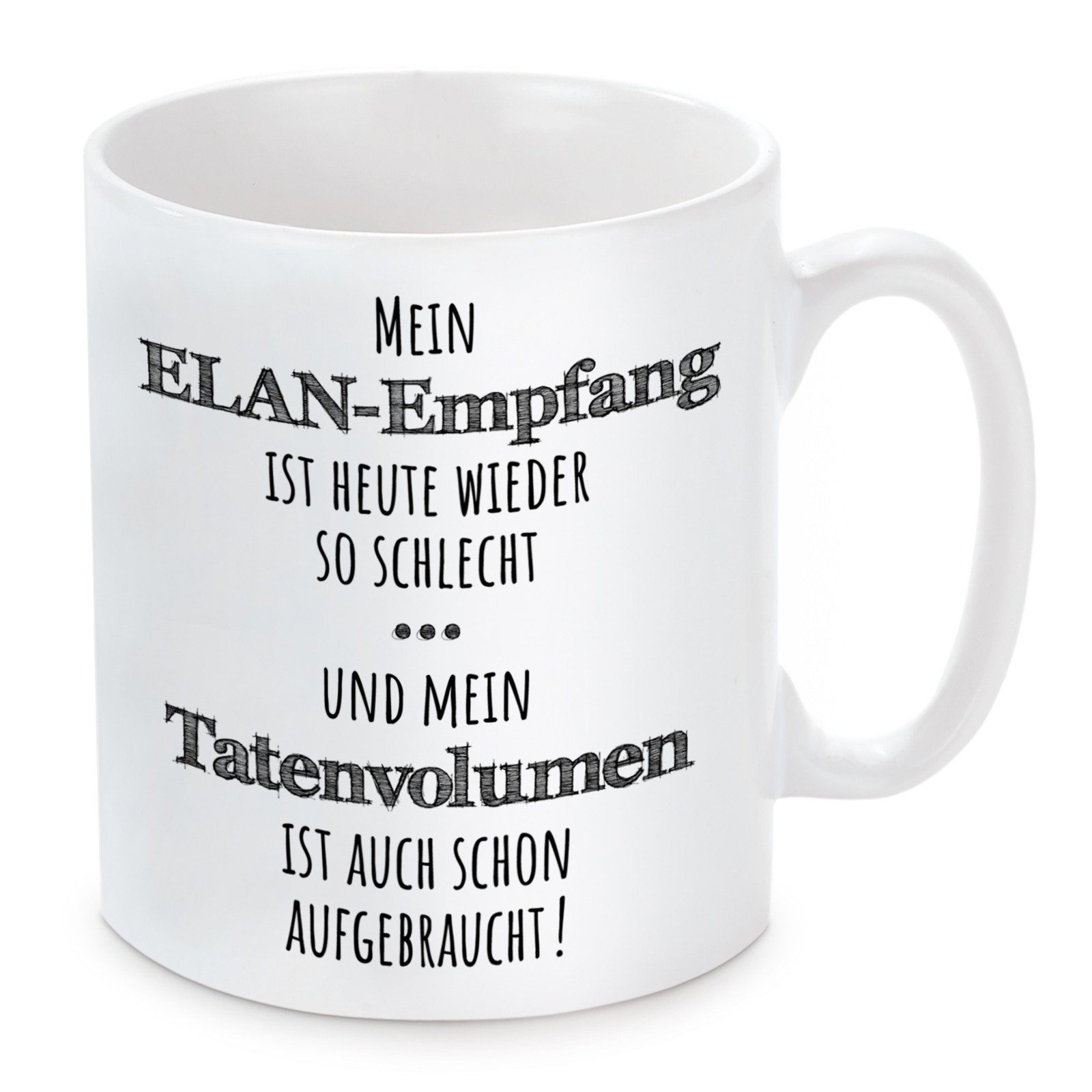 Tasse: ELAN-Empfang