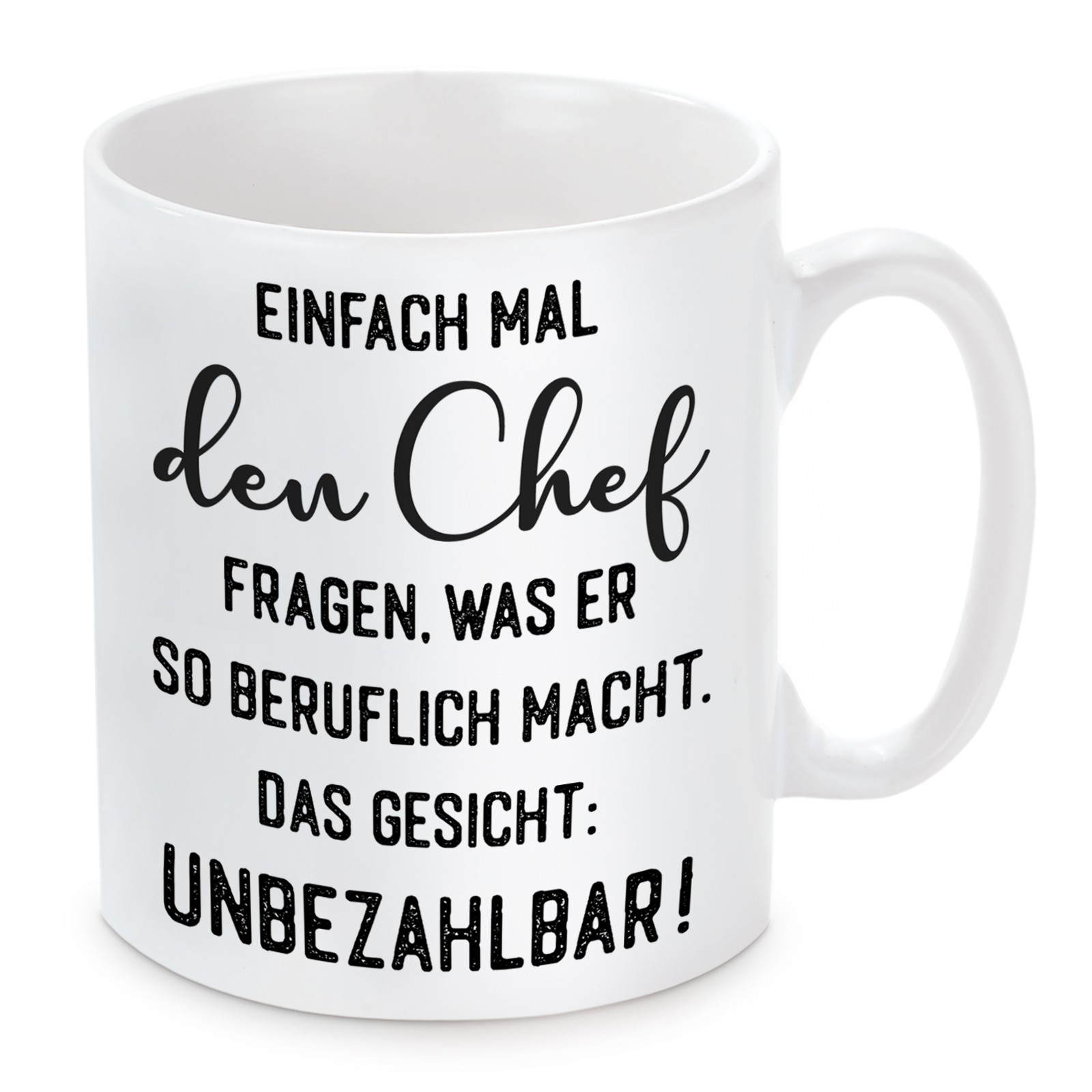 Tasse: Einfach mal den Chef fragen