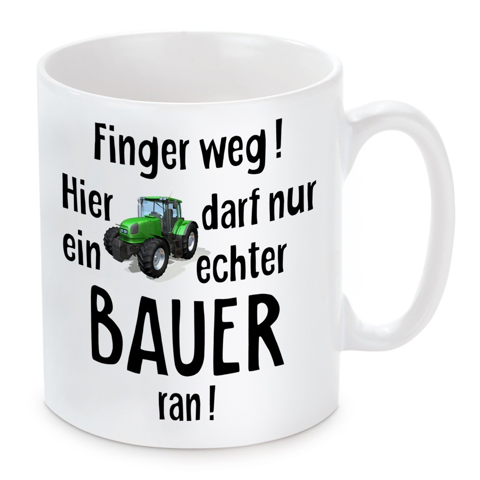 Tasse: Finger weg! (Bauer)