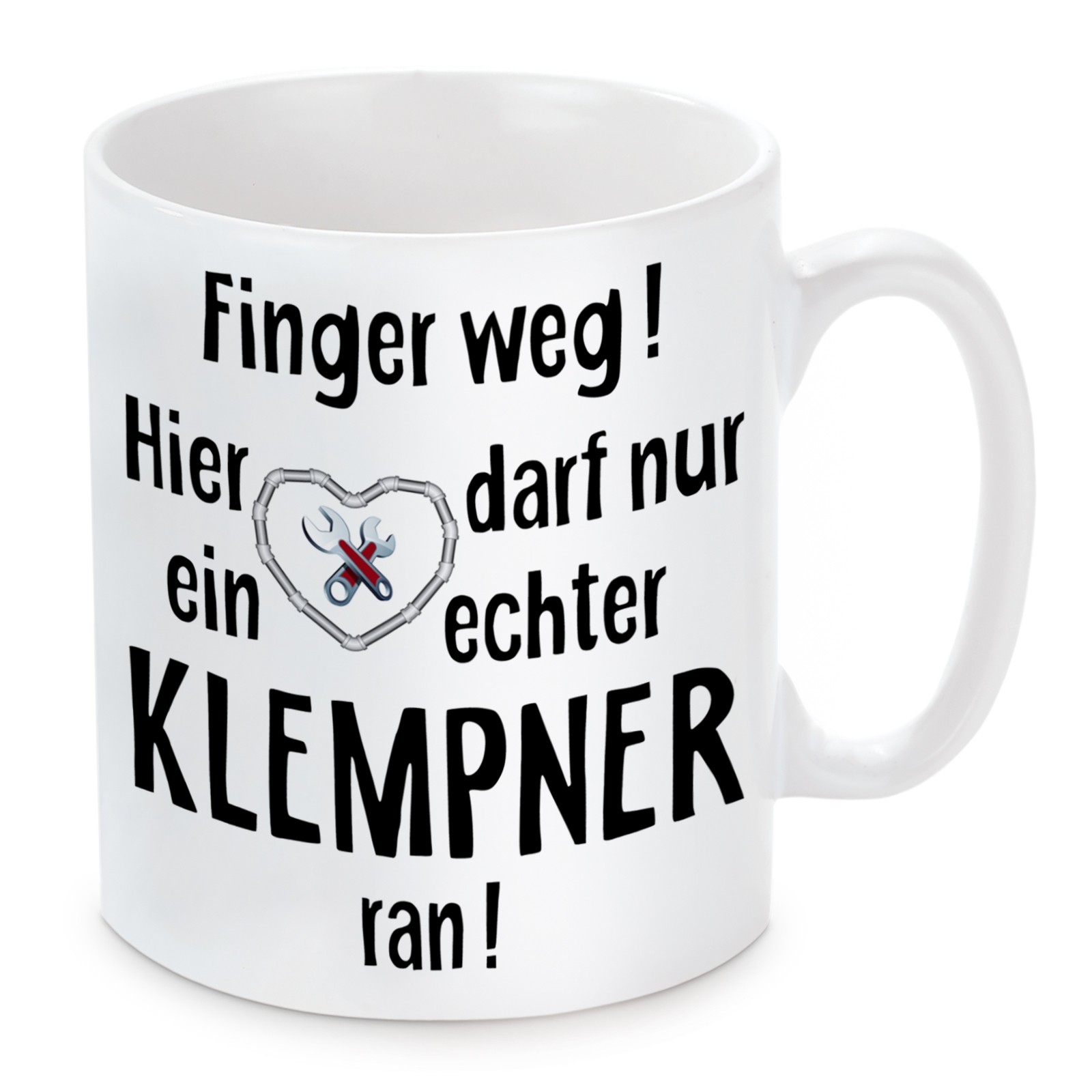 Tasse: Finger weg! (Klempner)