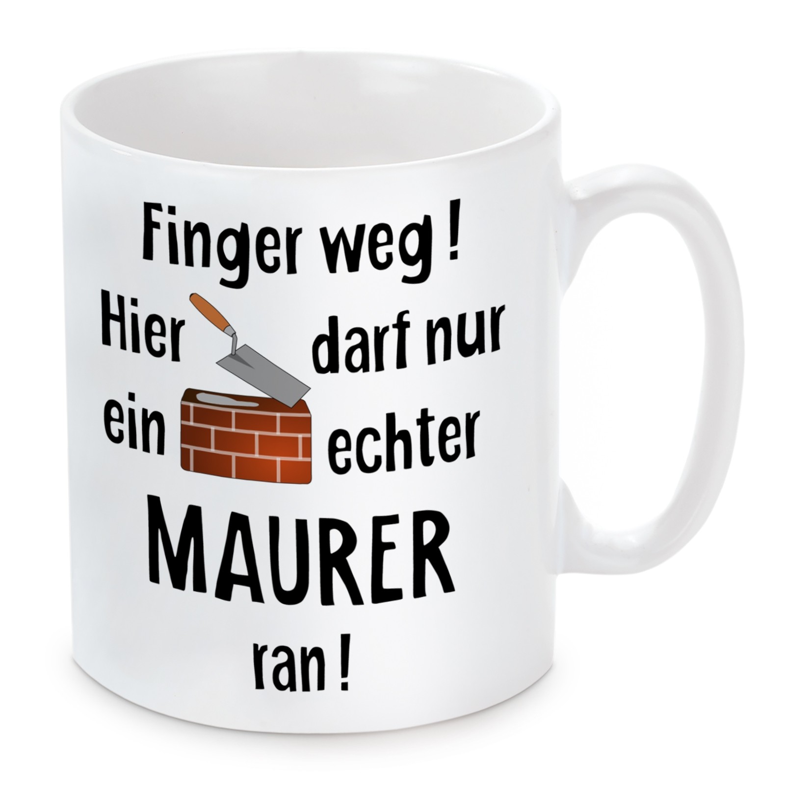 Tasse: Finger weg! (Maurer)