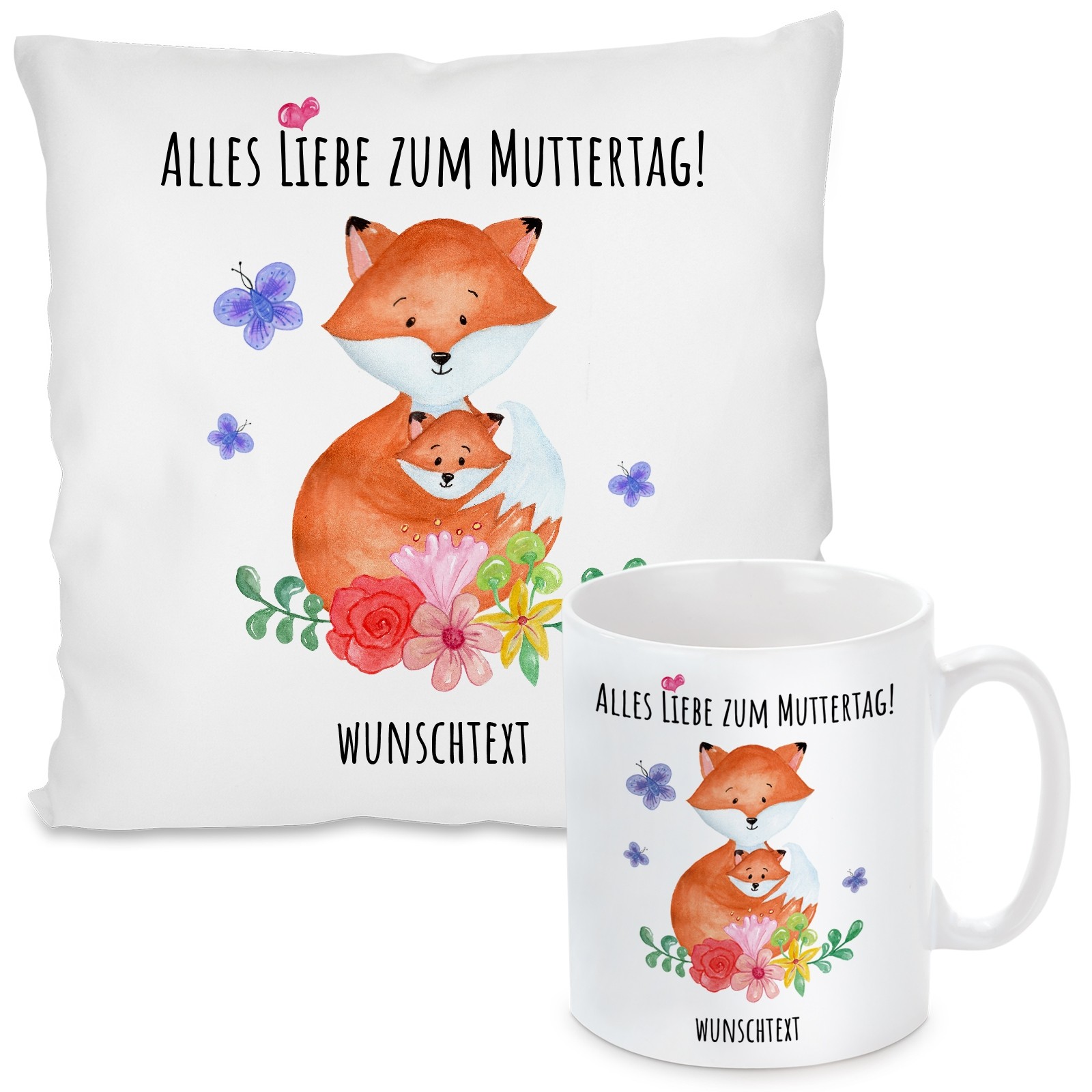 Kissen oder Tasse: Alles Liebe zum Muttertag!  (personalisierbar)