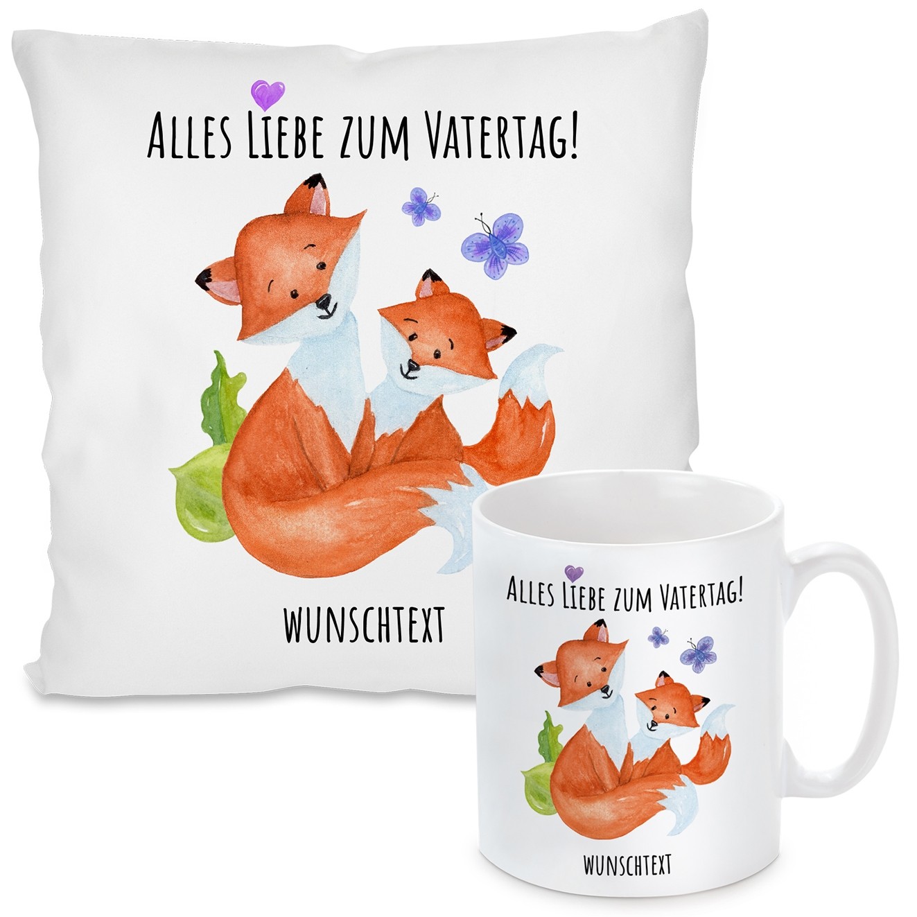 Kissen oder Tasse: Alles Liebe zum Vatertag! (personalisierbar)