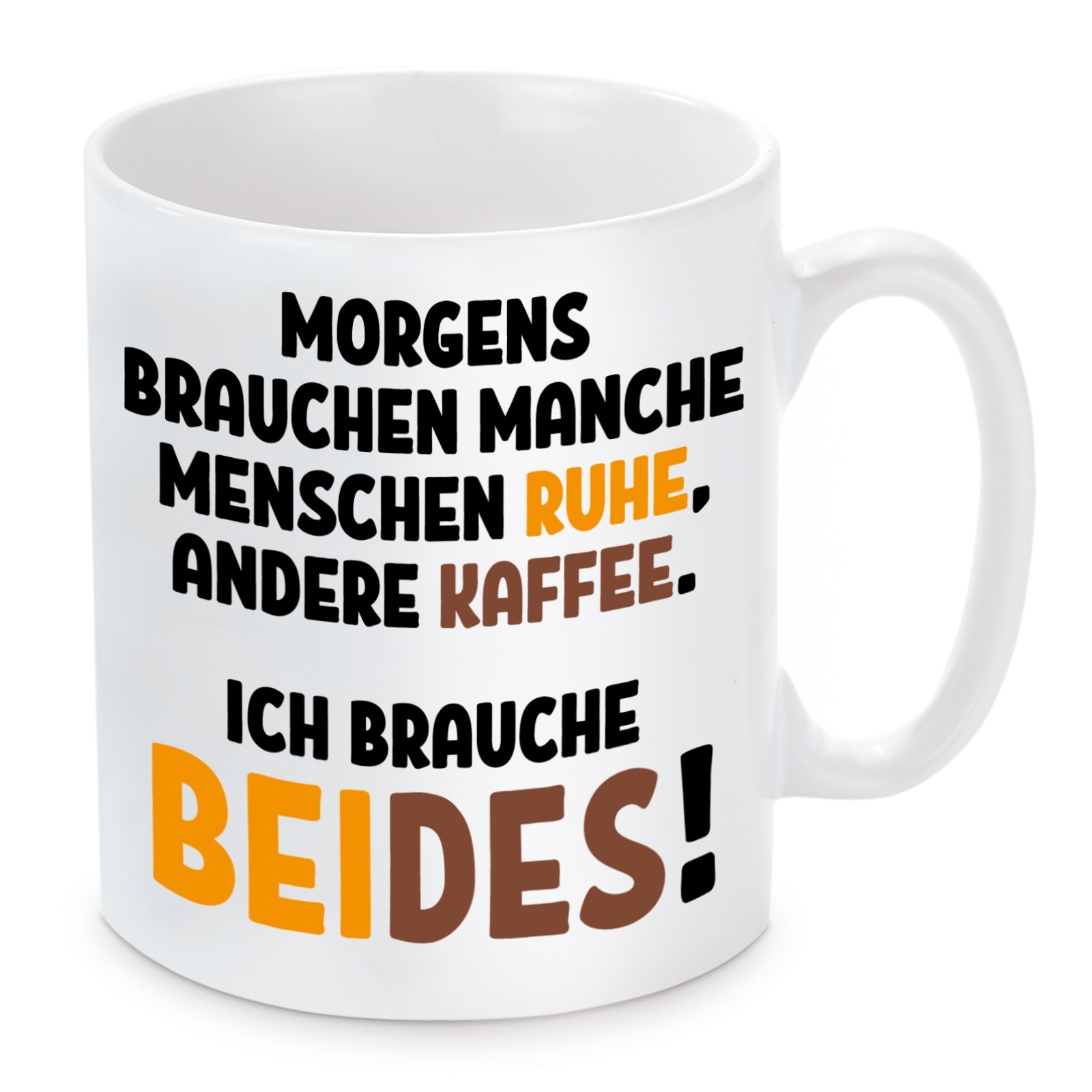 Tasse Modell: Morgens brauchen manchen Menschen ...