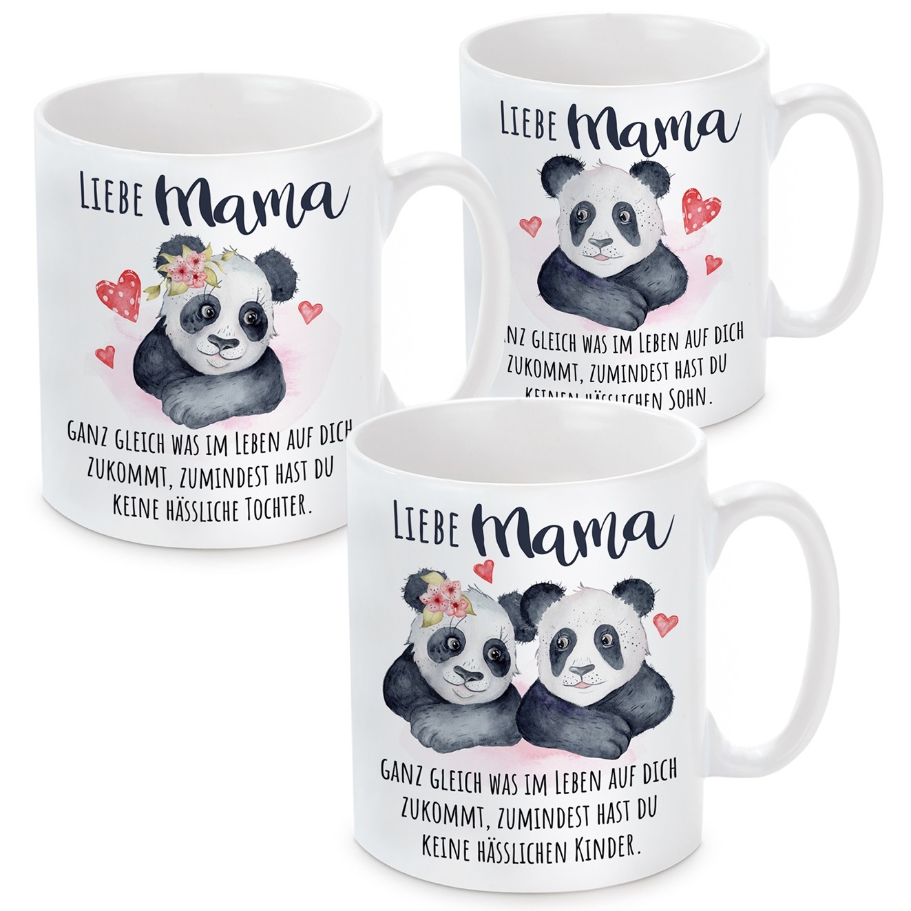 Tasse: Liebe Mama, ganz gleich was im Leben auf dich zukommt....