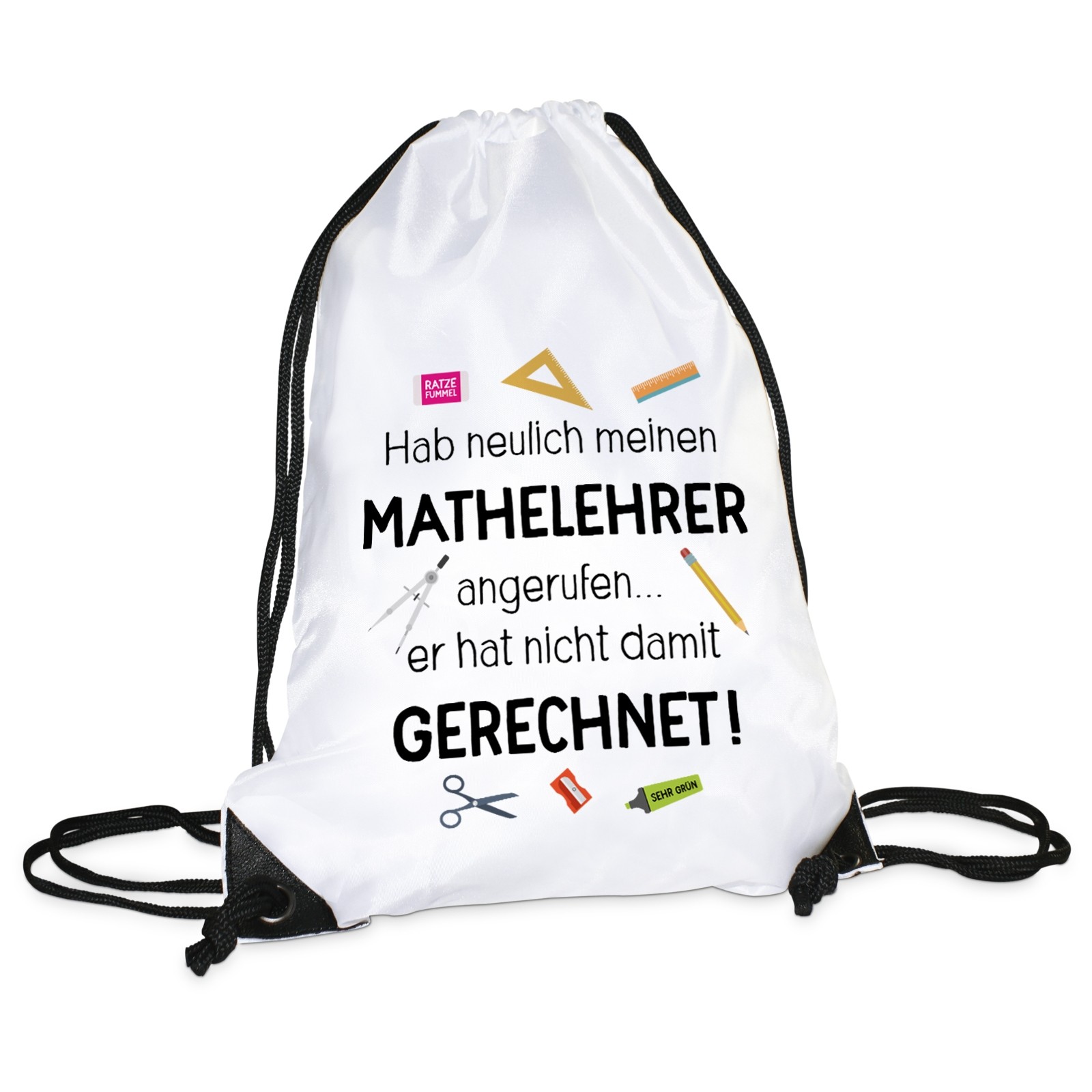 Turnbeutel: Mathelehrer