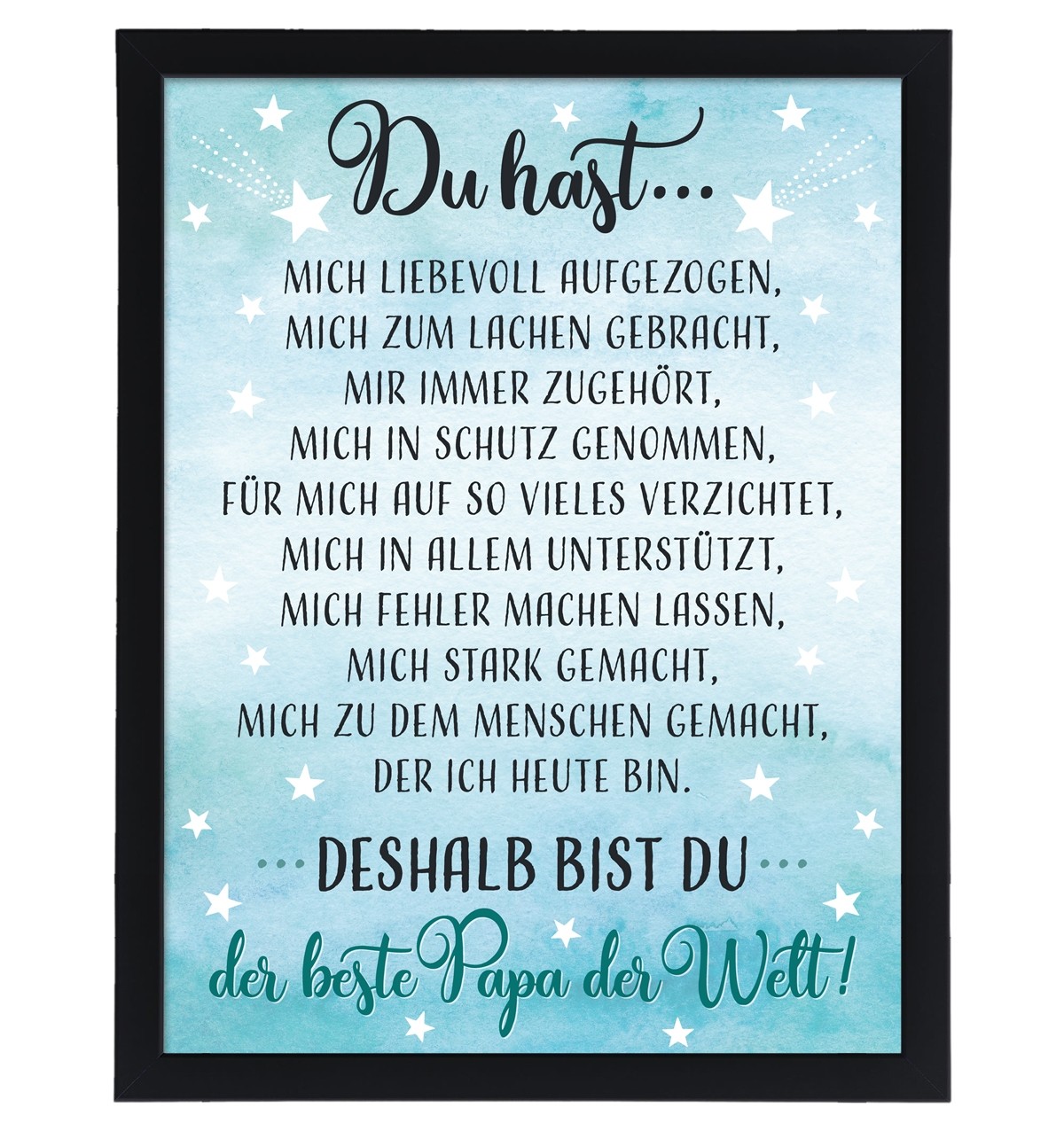 Wandbild Der Beste Papa Der Welt
