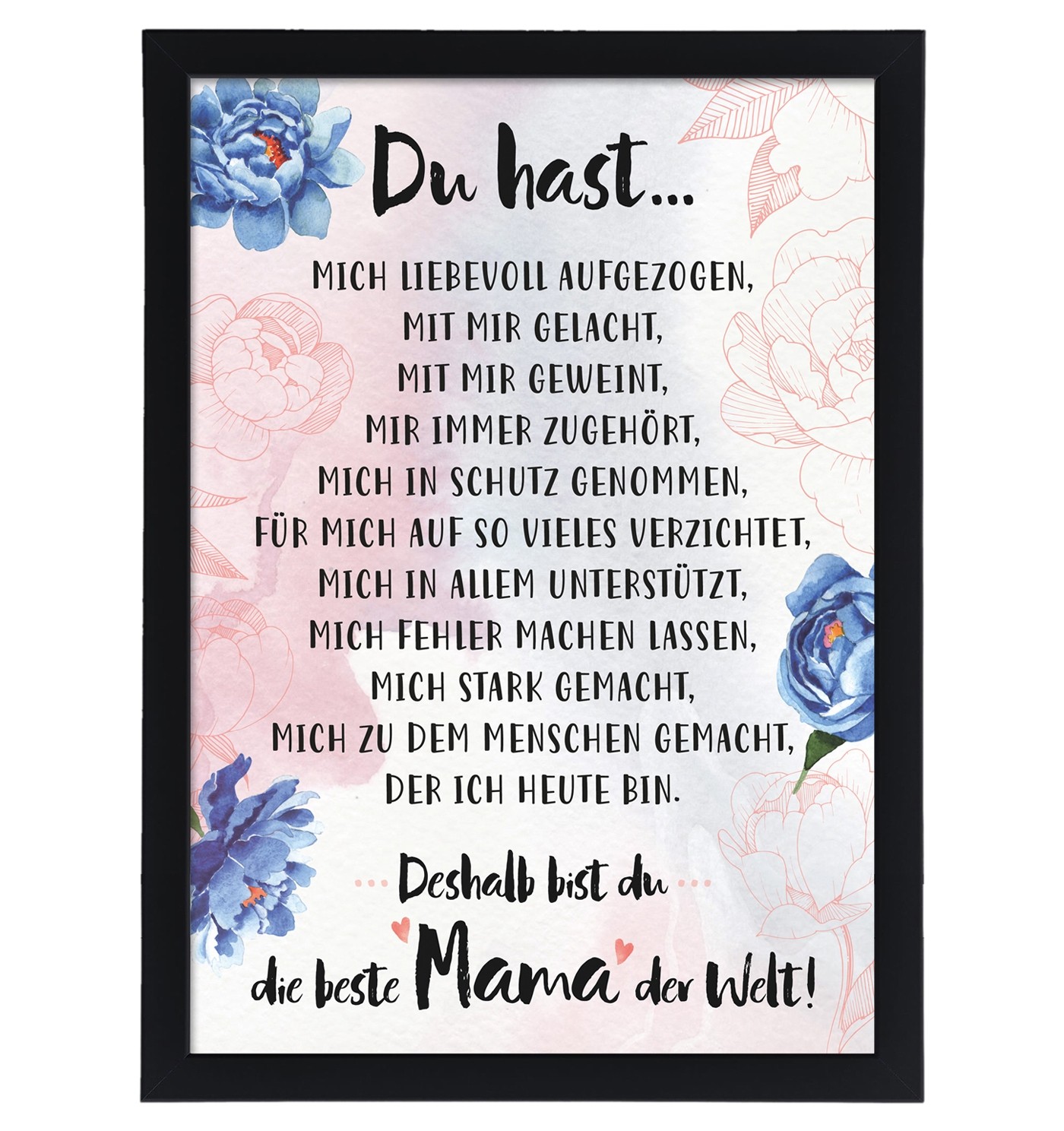 Wandbild Die Beste Mama Der Welt