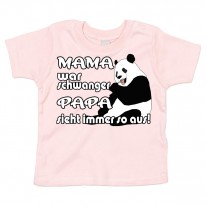 Kinder - Babyshirt Modell: Mama war schwanger