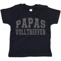 Kinder - Babyshirt Modell: Papas Volltreffer