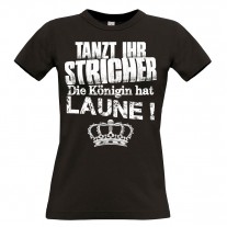 Damen T-Shirt Modell: Die Königin hat Laune