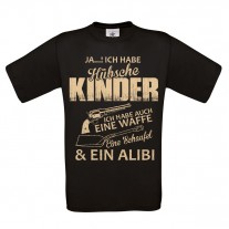 Herren T-Shirt Modell: Hübsche Kinder