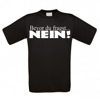 Herren T-Shirt Modell: Bevor du fragst...