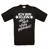 Herren T-Shirt Modell: Ich bin klein