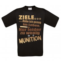 Herren T-Shirt Modell: Ziele habe ich genug