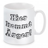 Tasse Modell: Hier kommt Ärger