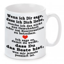 Tasse Modell: Wenn ich dir sage...