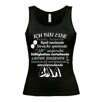 Damen Tank Top Modell: Atemberaubende Oma