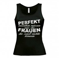 Damen Tank Top Modell: Perfekt aussehen