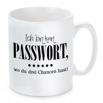 Tasse: Ich bin kein Passwor....