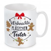 Tasse mit Motiv - Weihnachtsplätzchen Tester.