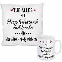 Kissen oder Tasse: Herz, Verstand & Seele