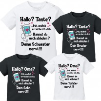 Babyshirt: Hallo? Tante / Oma?