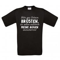 Funshirt oder Tanktop: Bitte sag Deinen Brüsten....