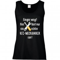 Funshirt oder Tanktop: Finger weg! (KFZ-Mechaniker)