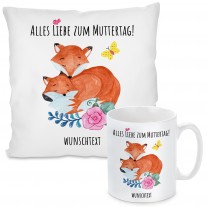 Kissen oder Tasse: Alles Liebe zum Muttertag!  (personalisierbar)