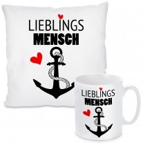 Kissen oder Tasse: Lieblingsmensch!