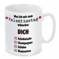 Tasse: Was ich mir zum Valentinstag wünsche