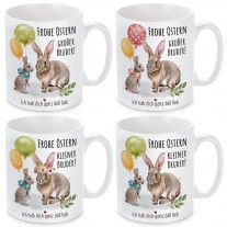 Tasse mit Motiv - Frohe Ostern Bruder! (kleiner Bruder - großer Bruder)