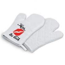 Grillhandschuh mit Motiv - Modell: Kiss the Cook
