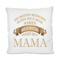 Kissen mit Motiv - Modell: Mama