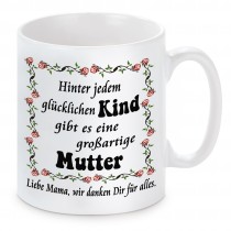 Tasse Modell: Großartige Mutter personalisiert