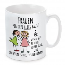 Tasse: Frauen finden ALLES raus!...