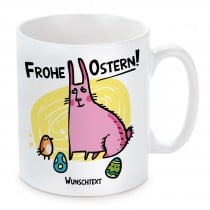 Tasse: Frohe Ostern! (personalisierbar)