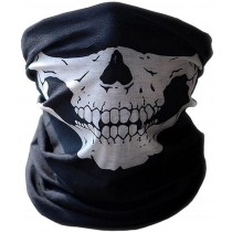  Premium Multifunktionstuch | Sturmmaske | Bandana | Schlauchtuch | Halstuch mit Totenkopf- Skelettmasken für Motorrad Fahrrad Ski Paintball Gamer Karneval Kostüm Skull Maske 