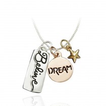 Halskette mit Anhänger "Dream Believe"