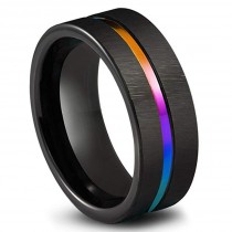 Damenring, Ring, Titanring, Regenbogen