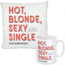 Kissen oder Tasse: Hot blonde sexy and single