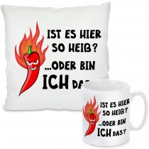 Kissen oder Tasse: Ist es hier so heiß?