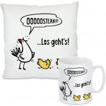 Kissen oder Tasse: Ooooostern!