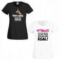 Shirts zum Junggesellinnenabschied - Küss mich - Braut - individualisierbar