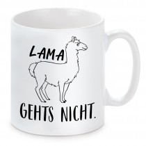 Tasse mit Motiv - Lama gehts nicht 