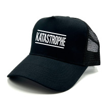 Trucker Cap in Mesh Optik mit Spruch | KATASTROPHE | Farbwahl | Unisex Baseball Mütze | hochwertiger Druck | OneSize durch verstellbaren Klipp-Verschluss