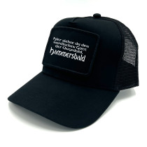 Trucker Mesh Cap mit Spruch auf Patch | Hammersbald | Farbwahl | Unisex Baseball Mütze | hochwertiger Druck | OneSize durch verstellbaren Klipp-Verschluss |